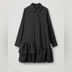 COS Black Long Sleeve Dress